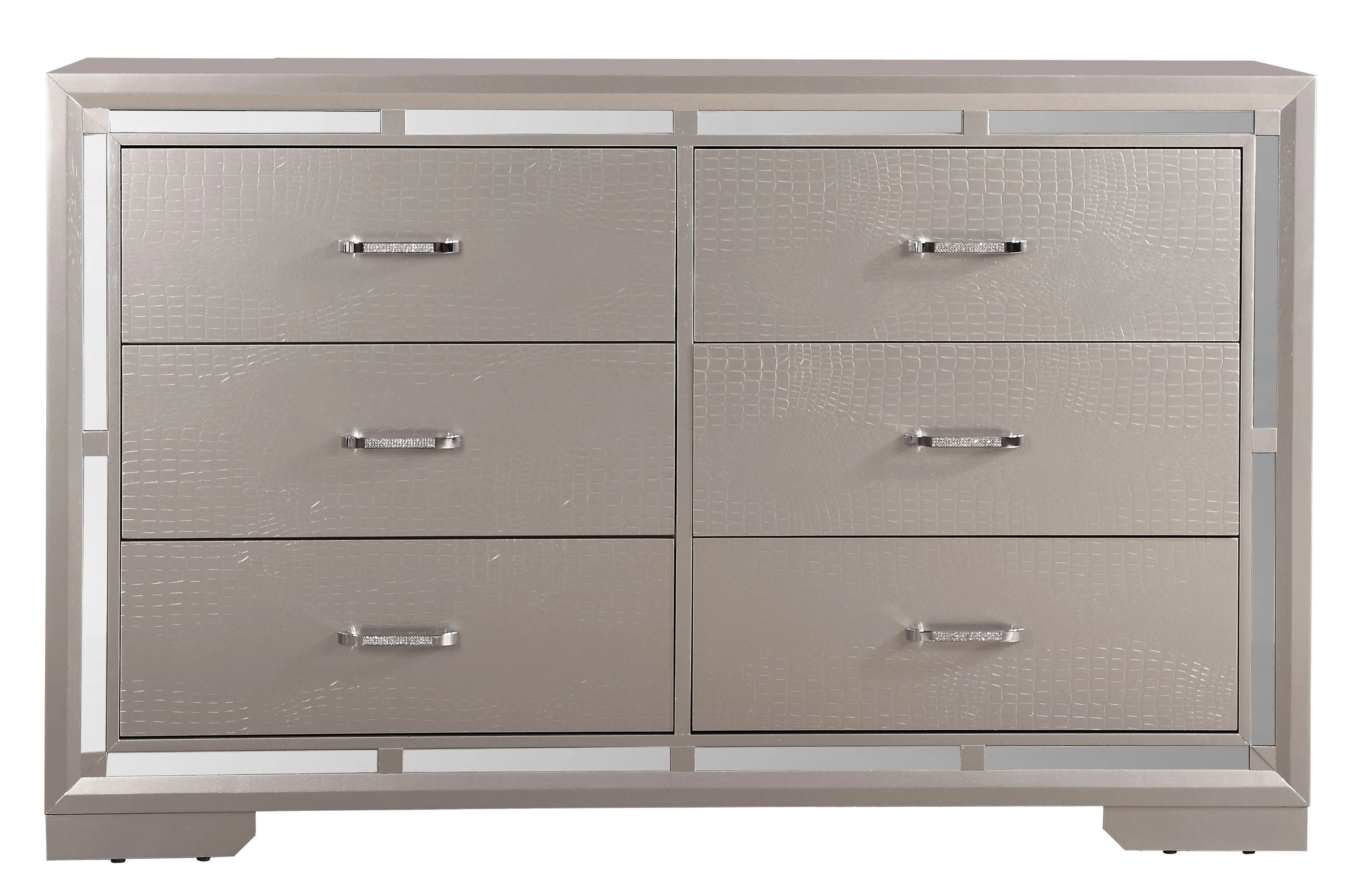 Alana - Dresser - Silver Champagne by Couch.com
