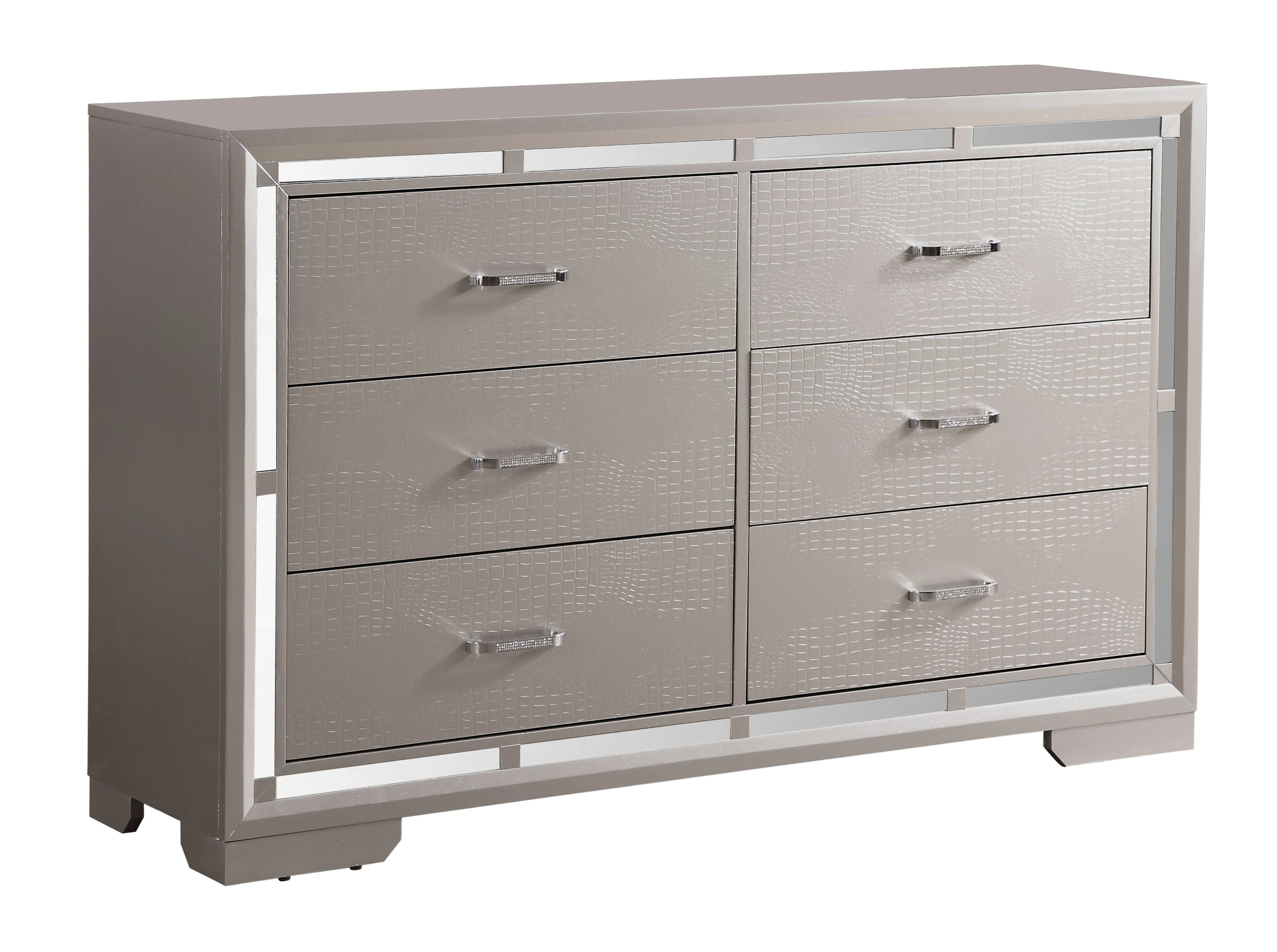 Alana - Dresser - Silver Champagne by Couch.com