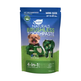Ark Naturals Brushless Toothpaste Mini Dental Chews for Dogs