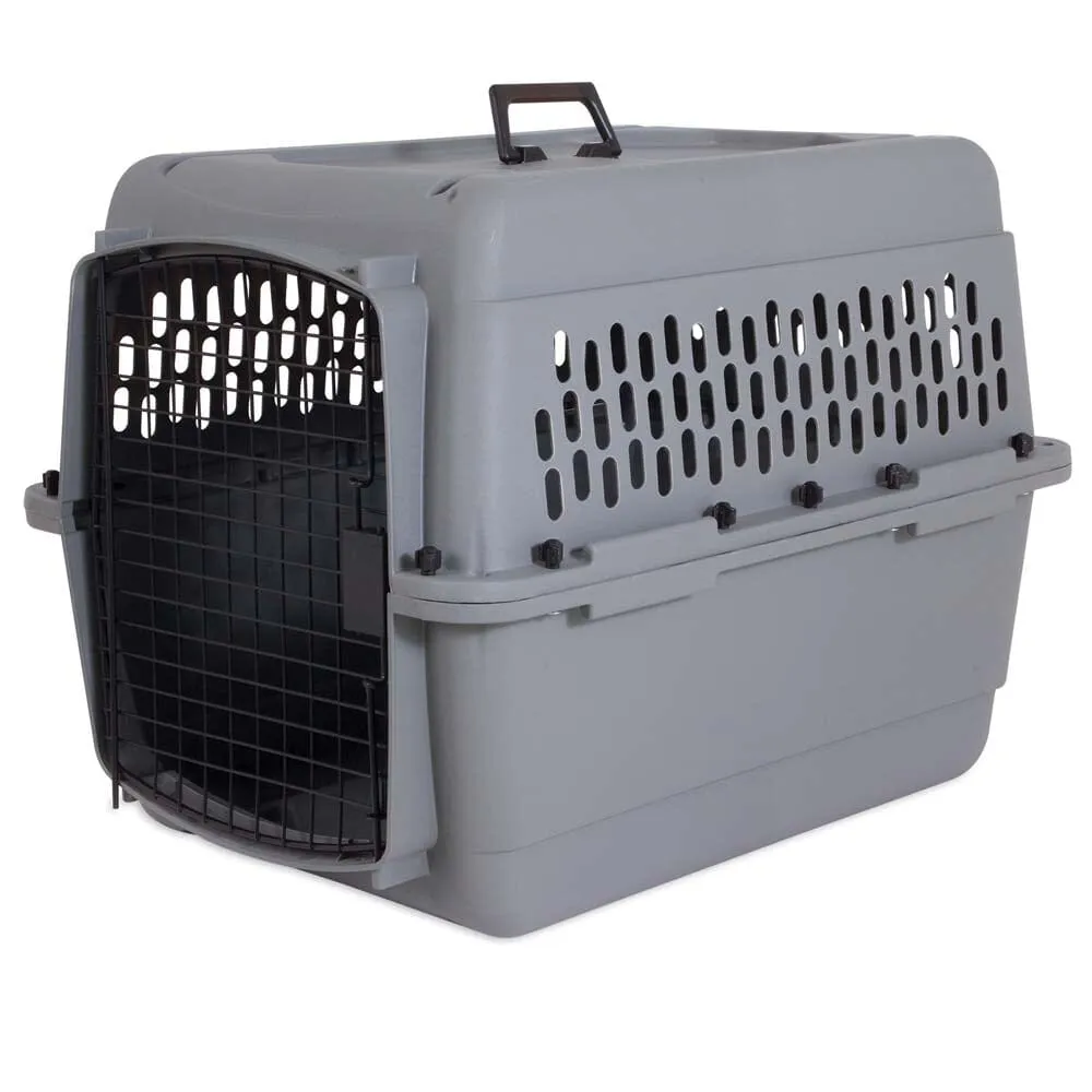 Aspen Traditional Dog Kennel Hard-Sided - Gray - 28 in
