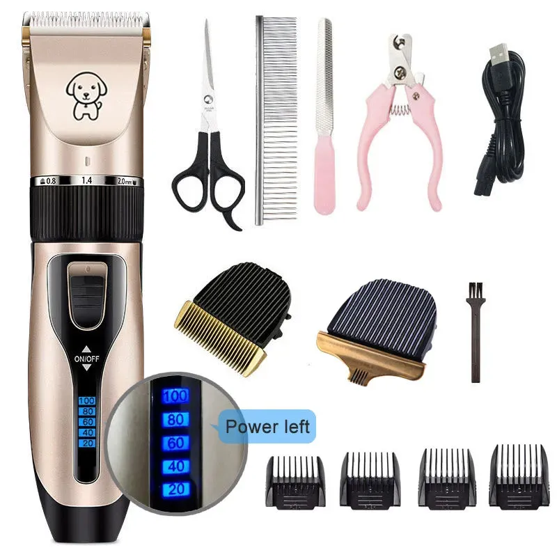 Cordless Rechargeable Professional Pet Clippers