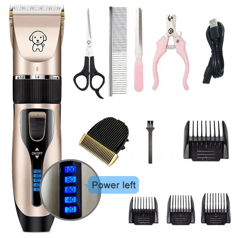 Cordless Rechargeable Professional Pet Clippers