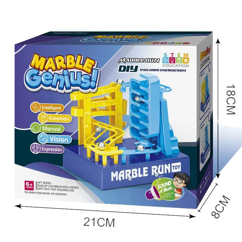 Creative Marble Run Race Track Building Blocks for Kids' Fun
