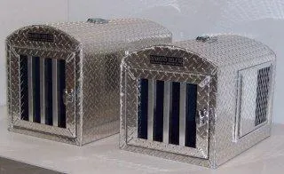 Diamond Deluxe Aluminum Single Hole Dog Crate