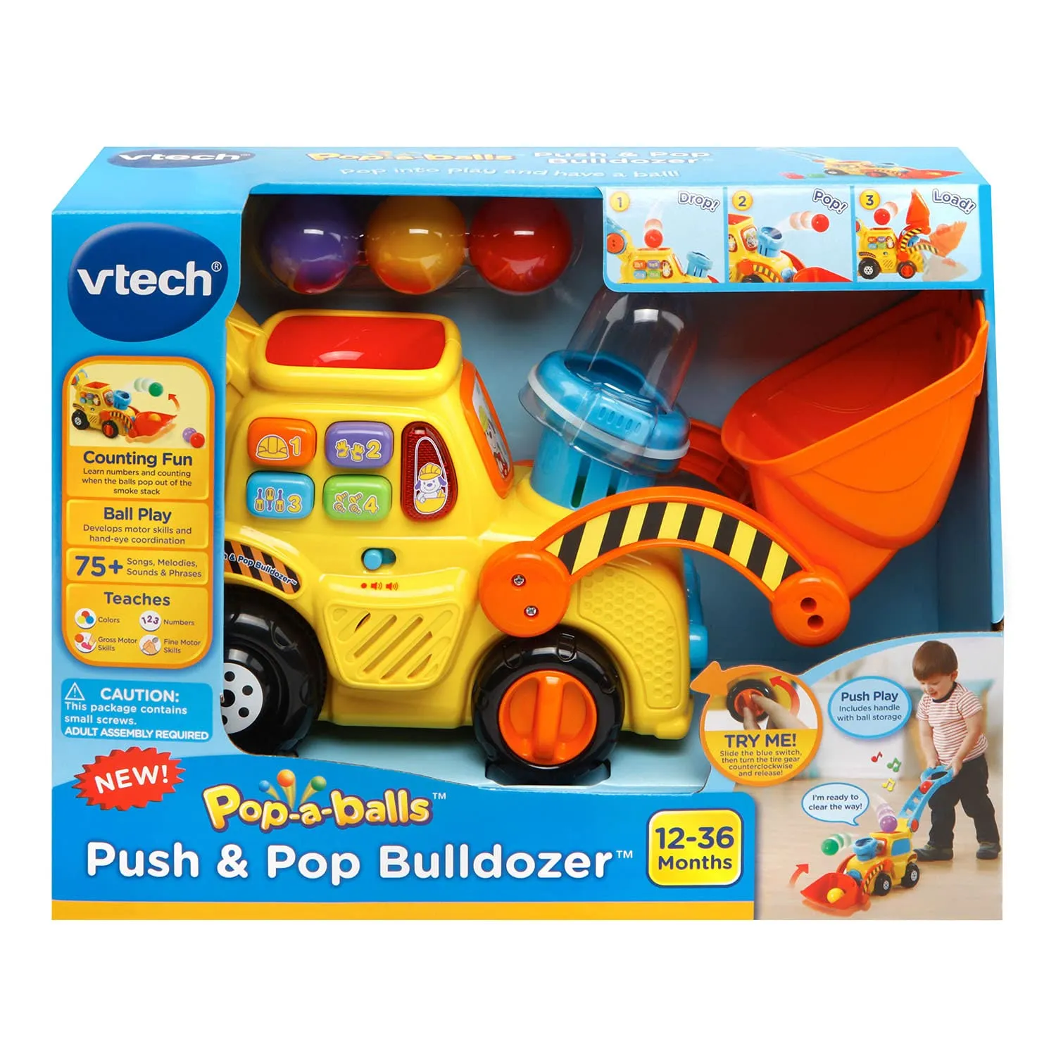 Dig & Play Adventure: My First Push & Pop Construction Vehicle for Little Builders