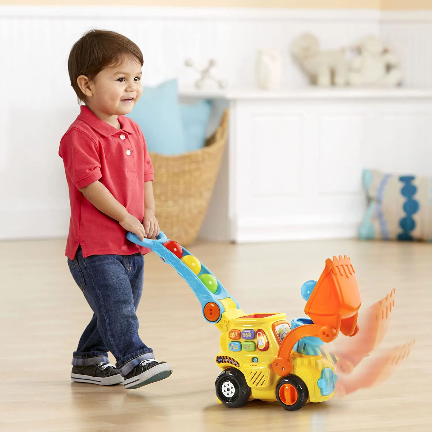 Dig & Play Adventure: My First Push & Pop Construction Vehicle for Little Builders