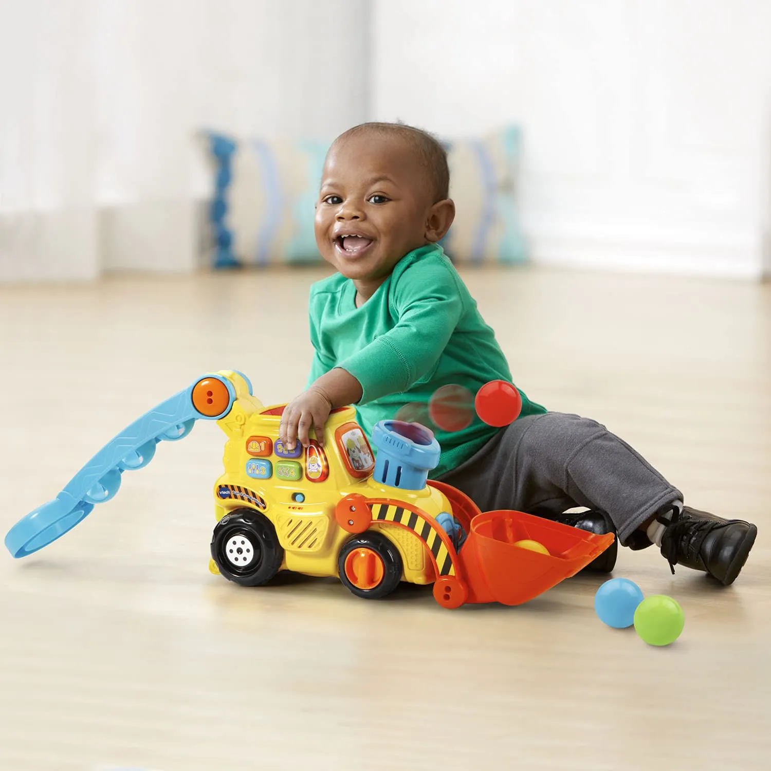 Dig & Play Adventure: My First Push & Pop Construction Vehicle for Little Builders