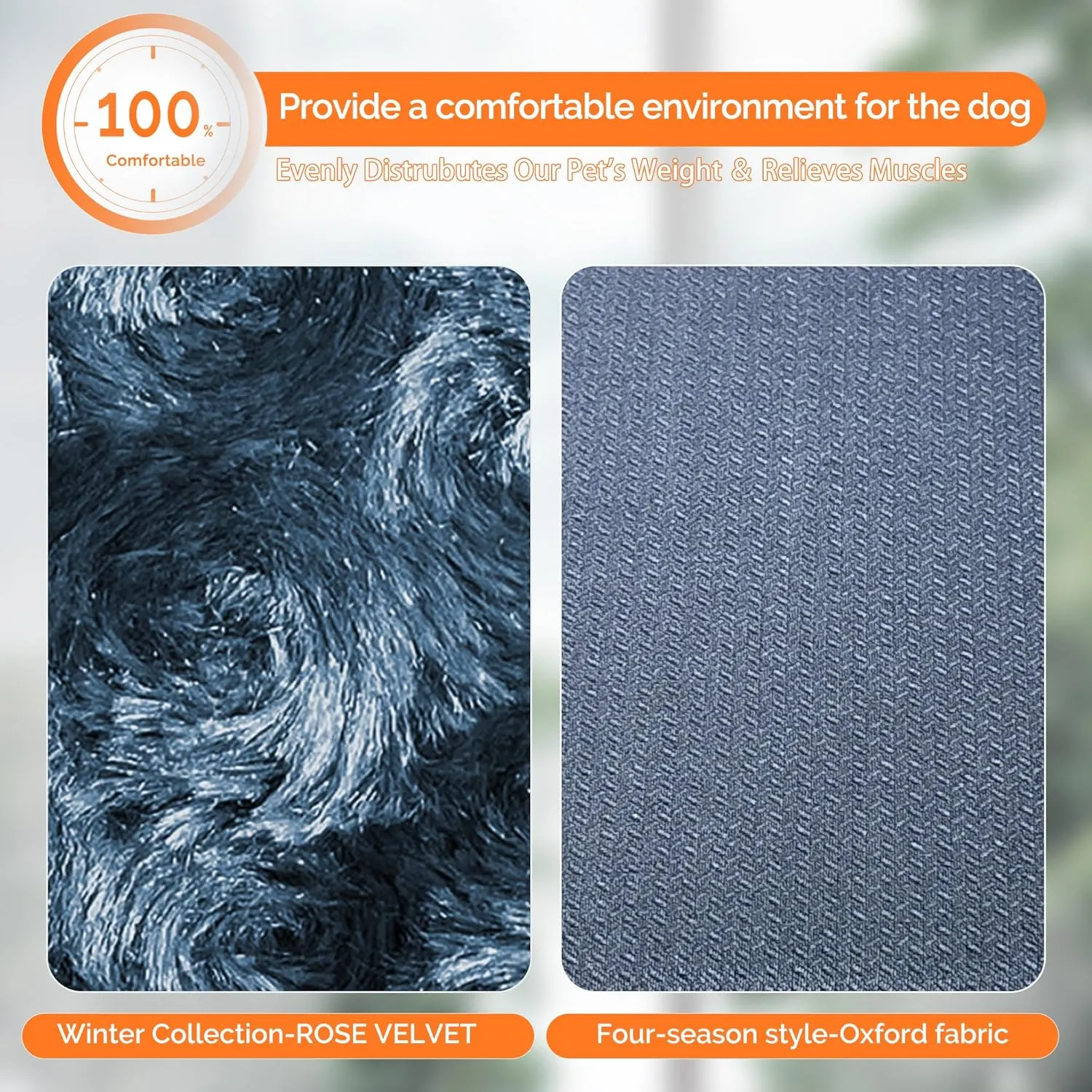Dog Beds Crate Pad, Dog Bed Mat for Smal Dogs Sleeping, Soft, Durable, Washable & Anti-Slip Crate Pads, Reversible Mat Bed Kennel Mat Cat Bed