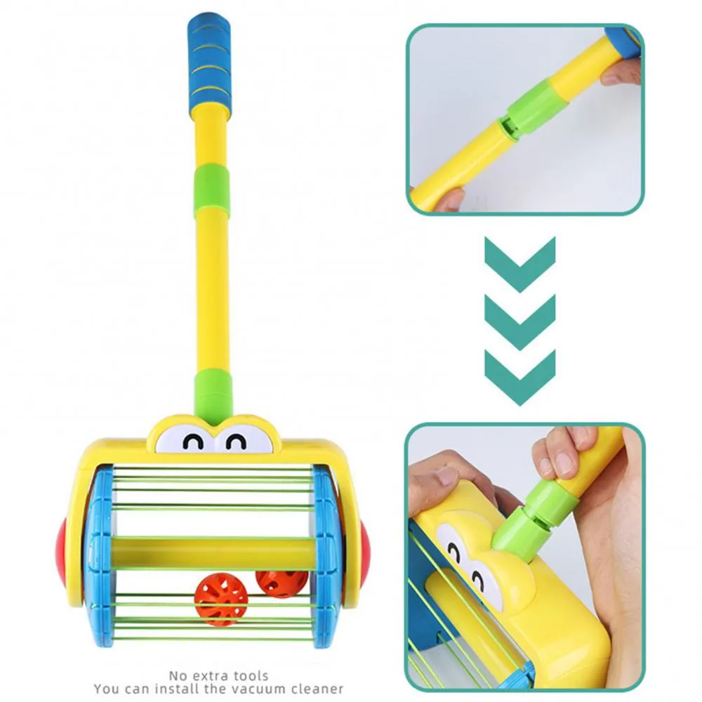 Electric Push Walker and Whirl Ball Thrower Set - Interactive Toddler Toy for Whirl Ball Launching