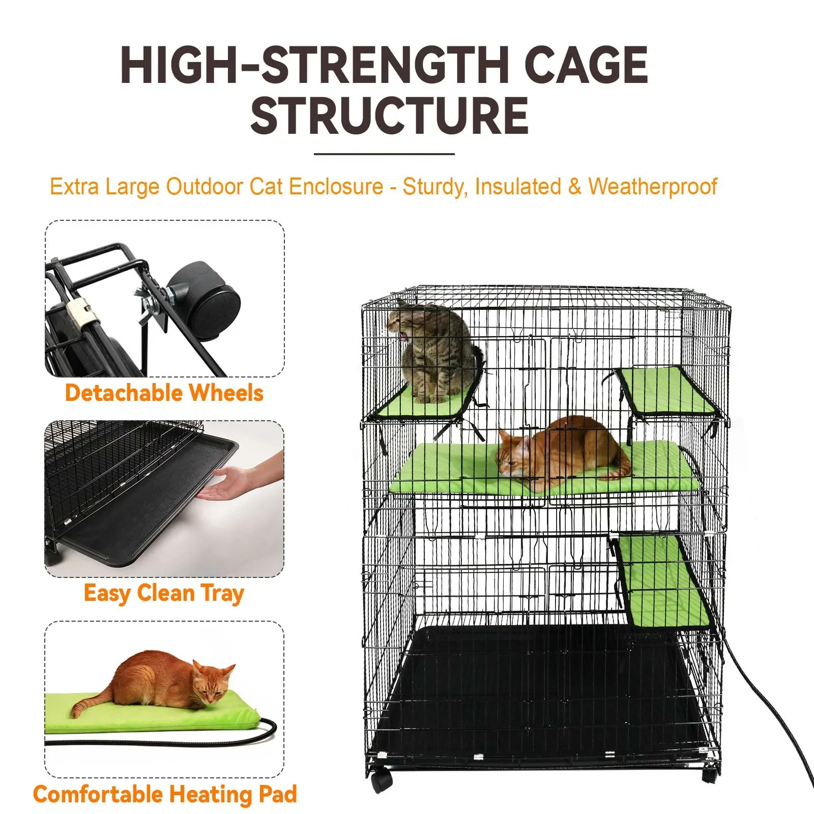 Extra Large Heated Outdoor Cat Haven