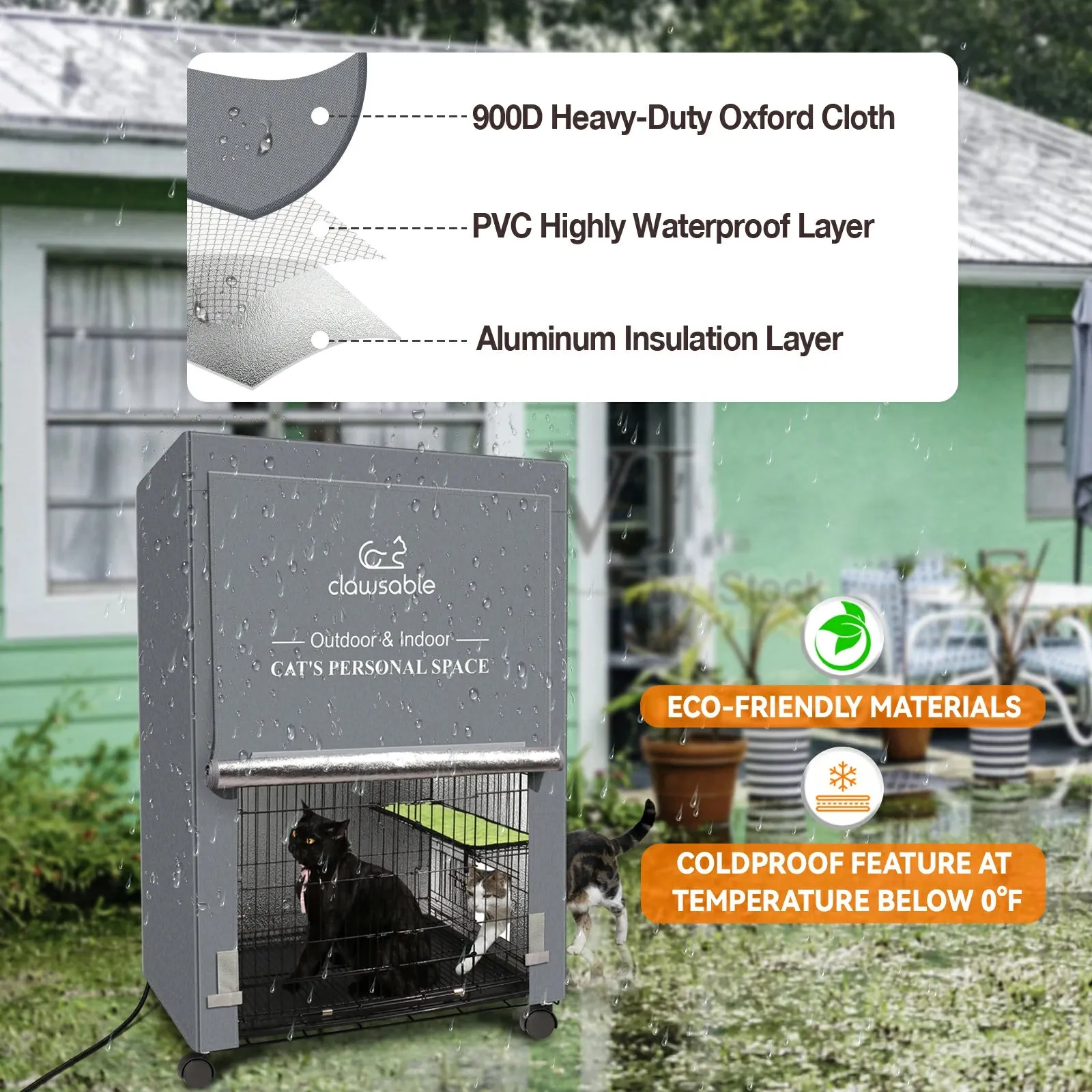 Extra Large Heated Outdoor Cat Haven