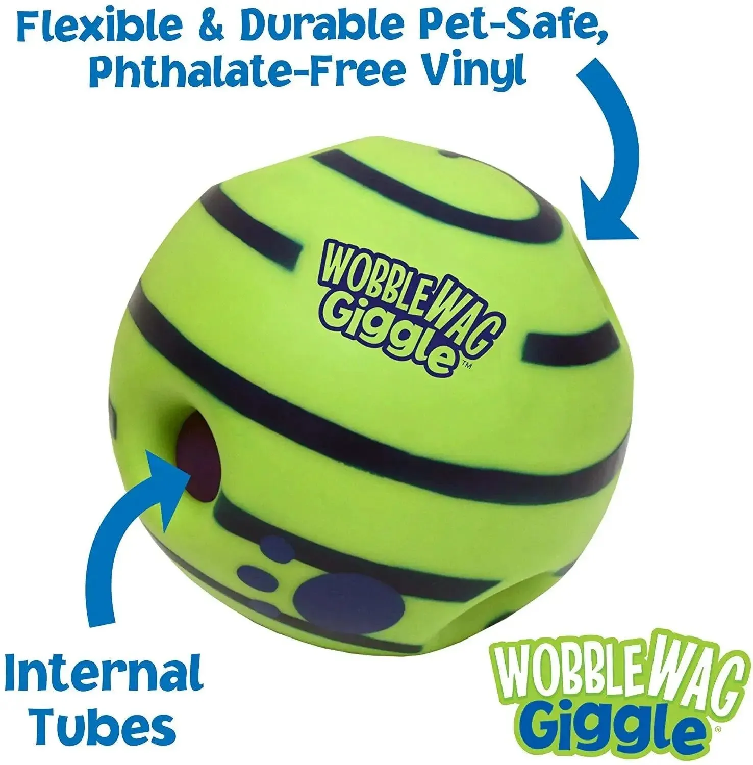Glowing Interactive Dog Toy Wobble Wag Giggle