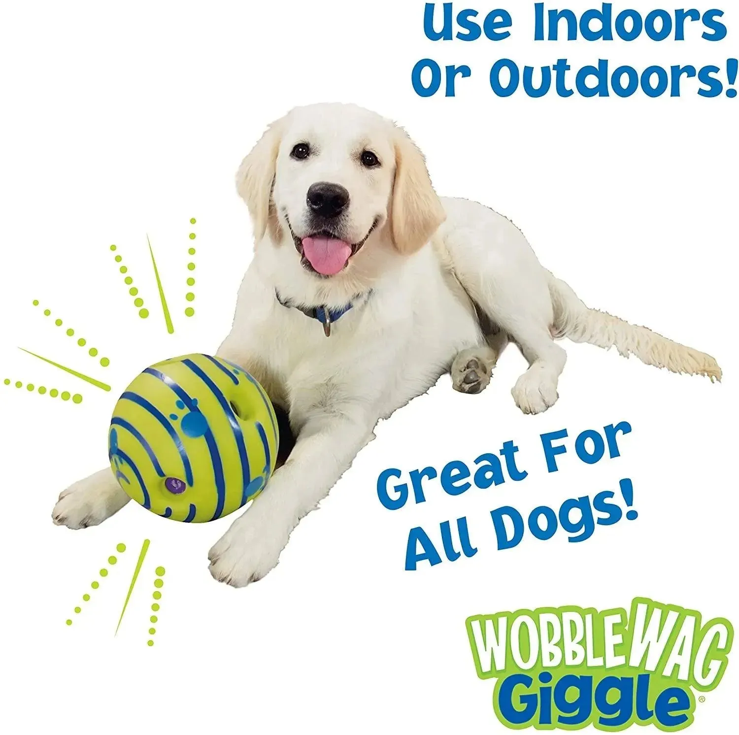 Glowing Interactive Dog Toy Wobble Wag Giggle