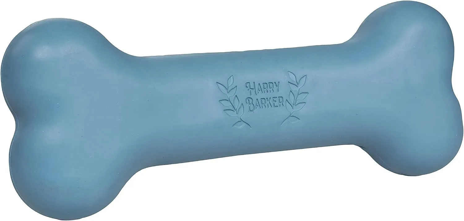 Harry Barker Rubber Balls and Rubber Chew Stick, Rubber Bone for Dogs - Large Bone