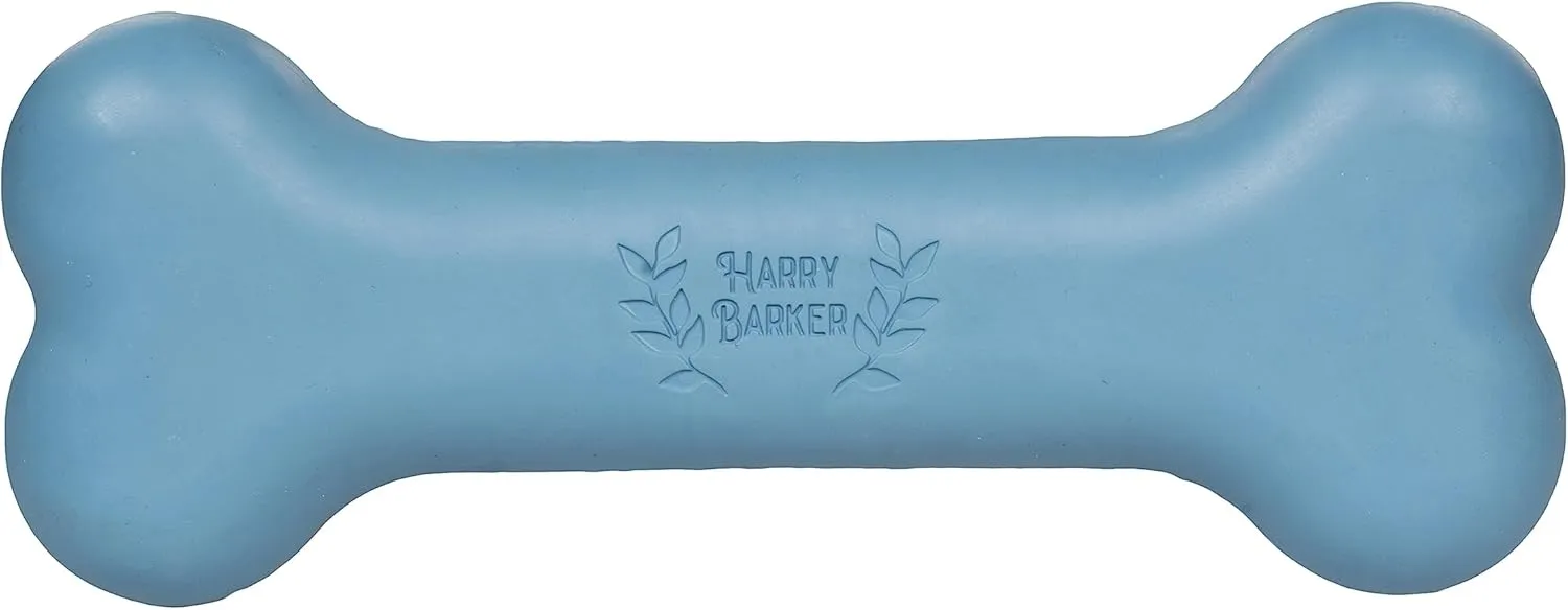 Harry Barker Rubber Balls and Rubber Chew Stick, Rubber Bone for Dogs - Large Bone