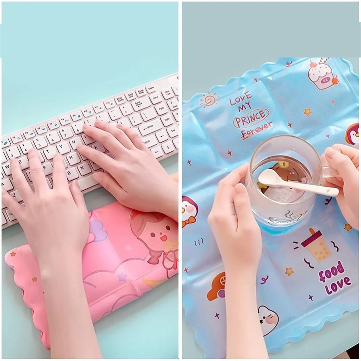 Ice Pad Cartoon Cooling Gel Cushion for Office (1pc)