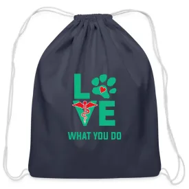 Love what you do Drawstring Bag