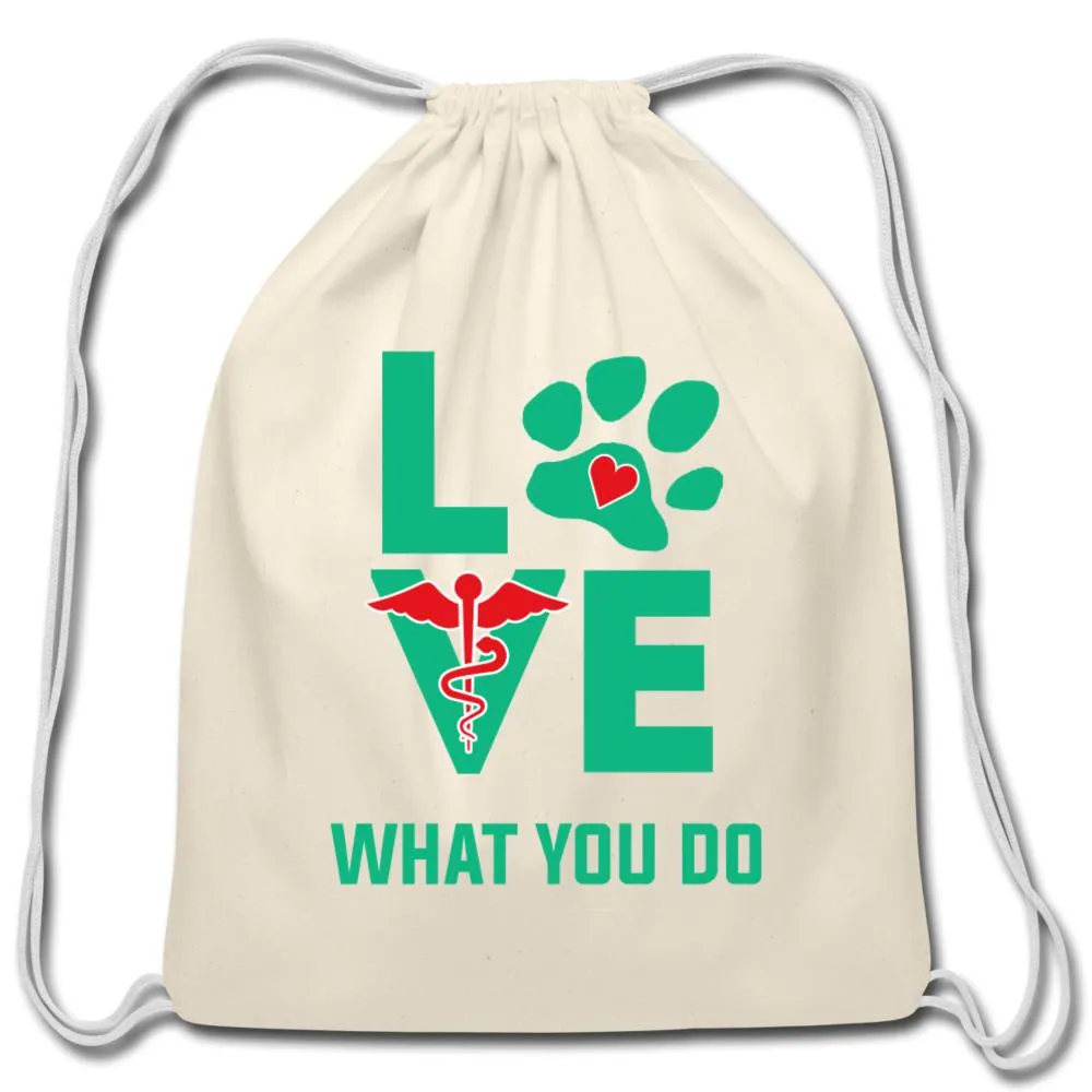 Love what you do Drawstring Bag