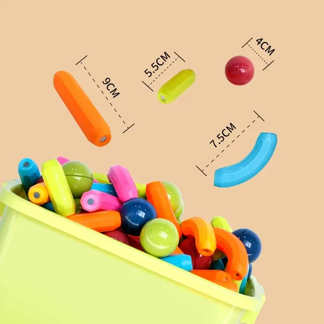 Magnetic Building Sticks and Balls