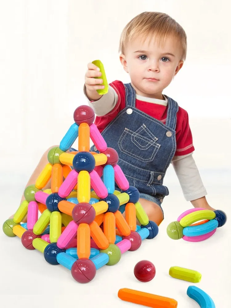 Magnetic Building Sticks and Balls