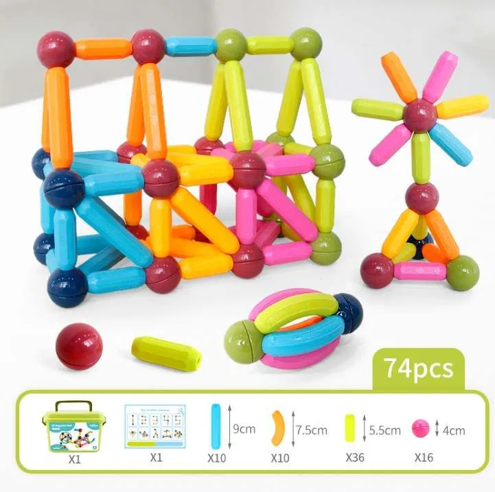 Magnetic Building Sticks and Balls