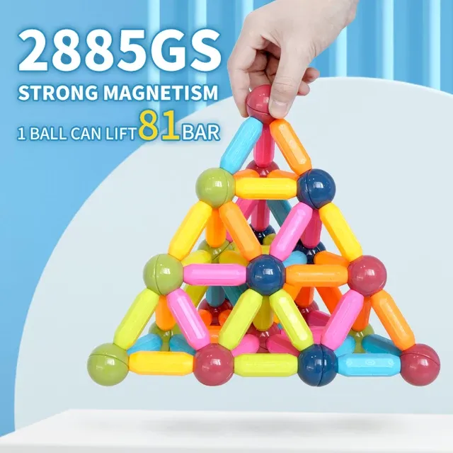 Magnetic Building Sticks and Balls