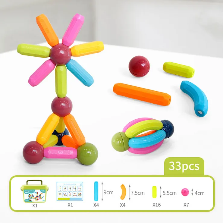 Magnetic Building Sticks and Balls