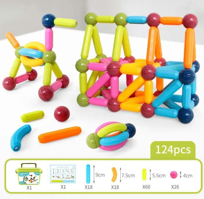 Magnetic Building Sticks and Balls