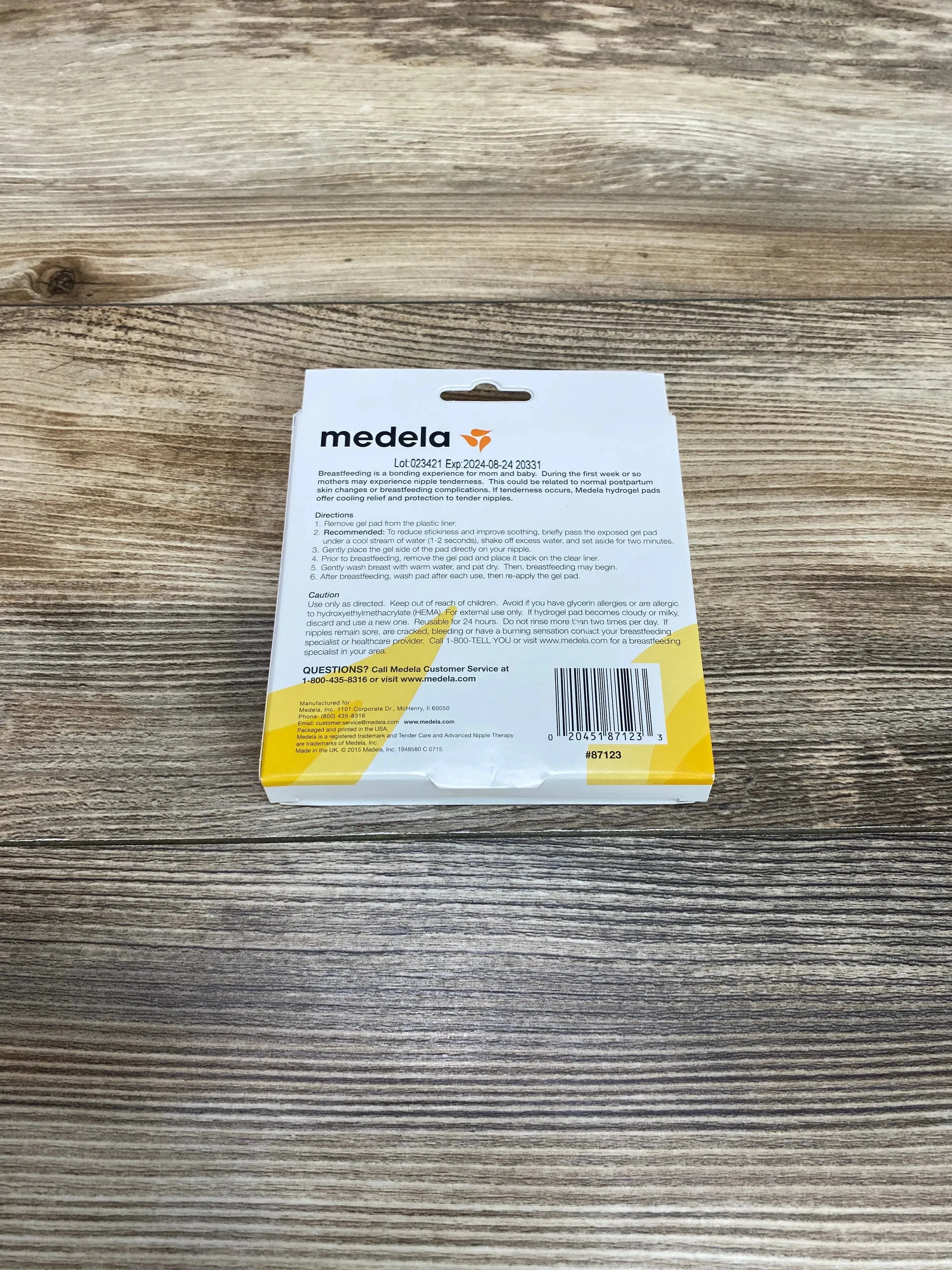 NEW Medela Tender Care HydroGel Pads - 4pk