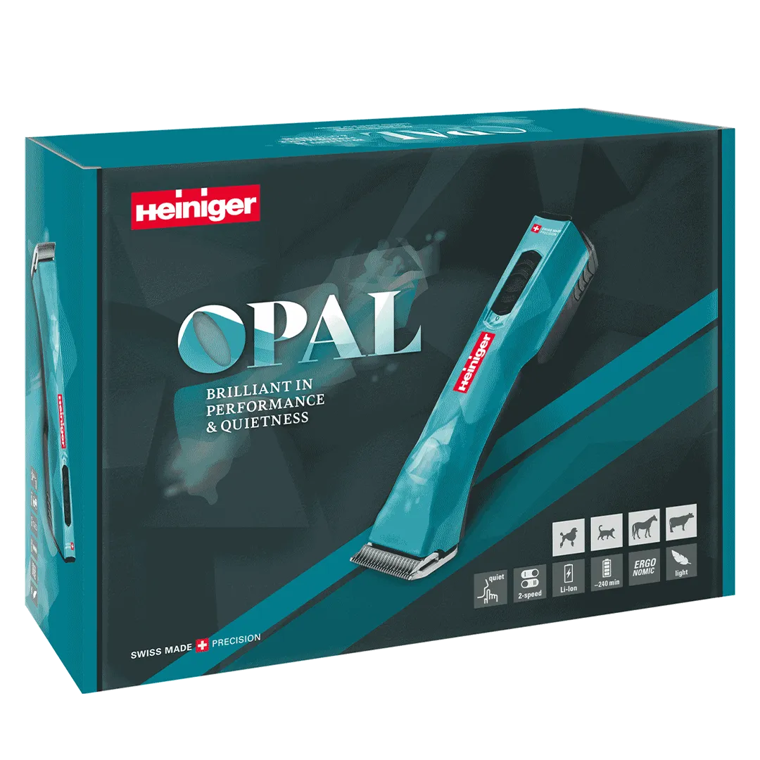 Opal Cordless Clipper 2 Batteries with Free Clipper Grip by Heiniger