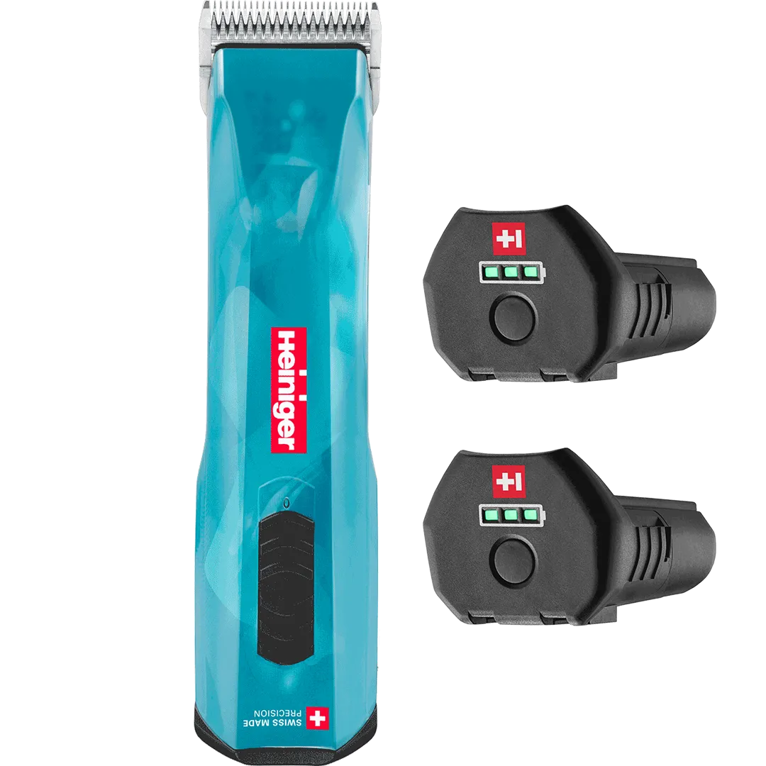 Opal Cordless Clipper 2 Batteries with Free Clipper Grip by Heiniger