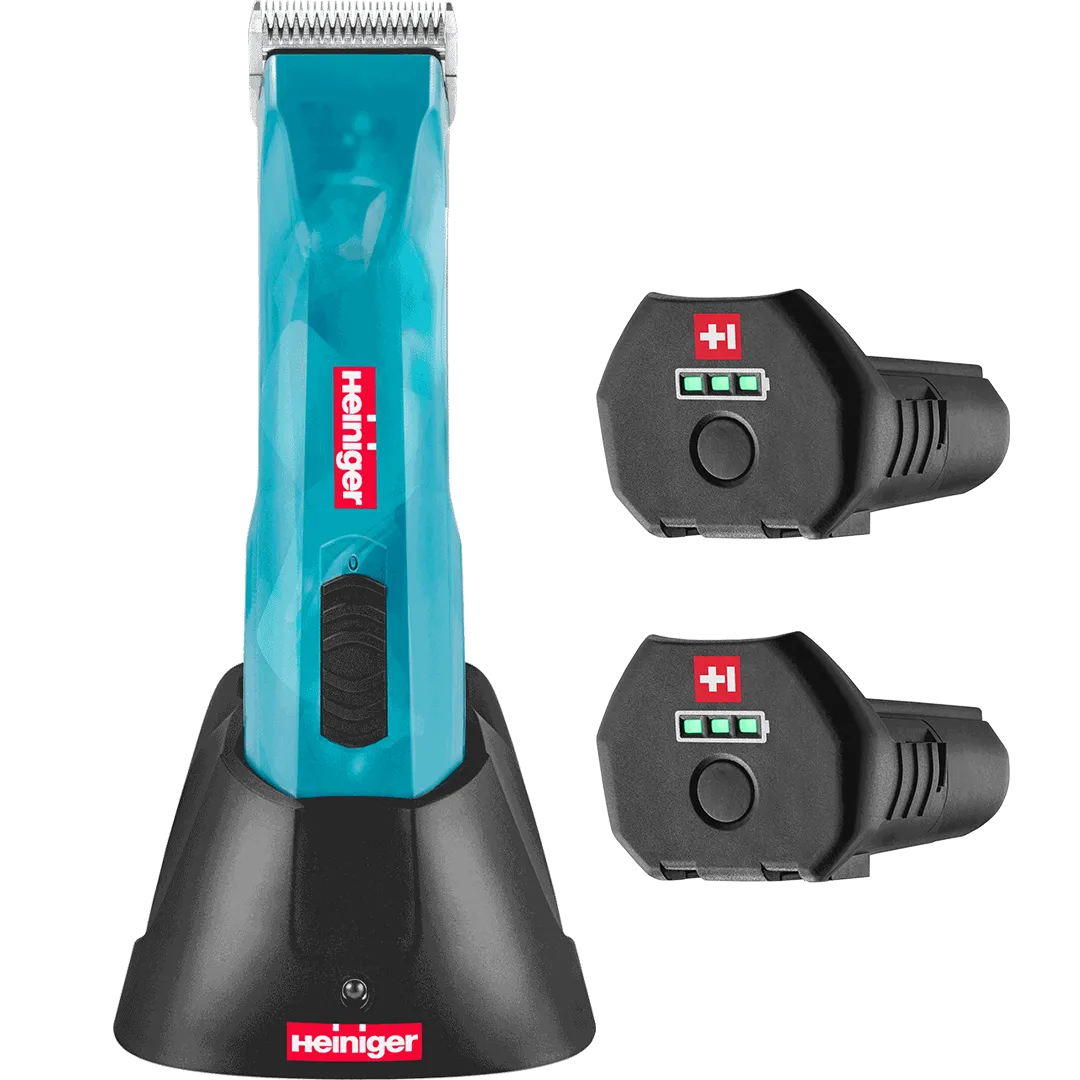 Opal Cordless Clipper 2 Batteries with Free Clipper Grip by Heiniger