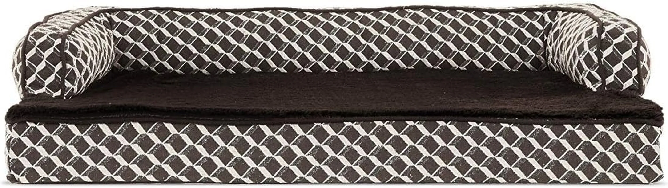Orthopedic Dog Bed Removable Bolsters & Washable Cover