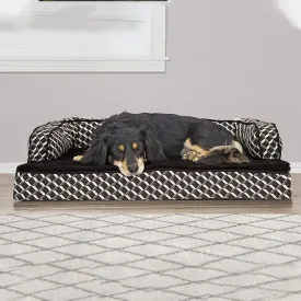 Orthopedic Dog Bed Removable Bolsters & Washable Cover
