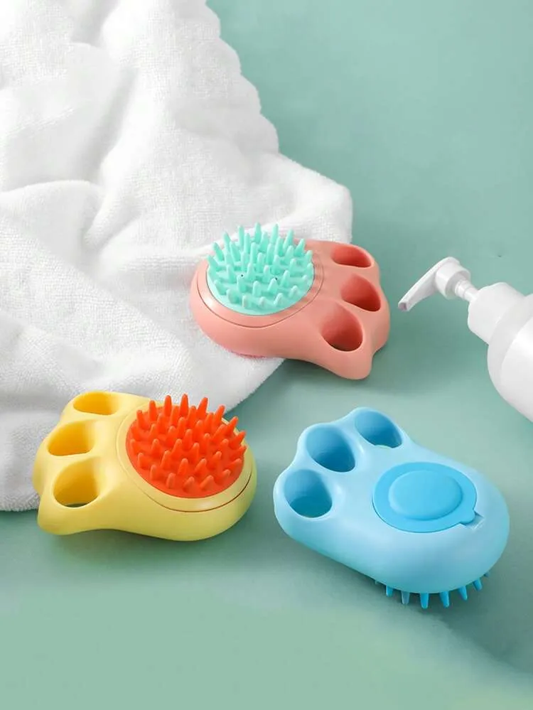 Paw Shape Pet Bath Brush