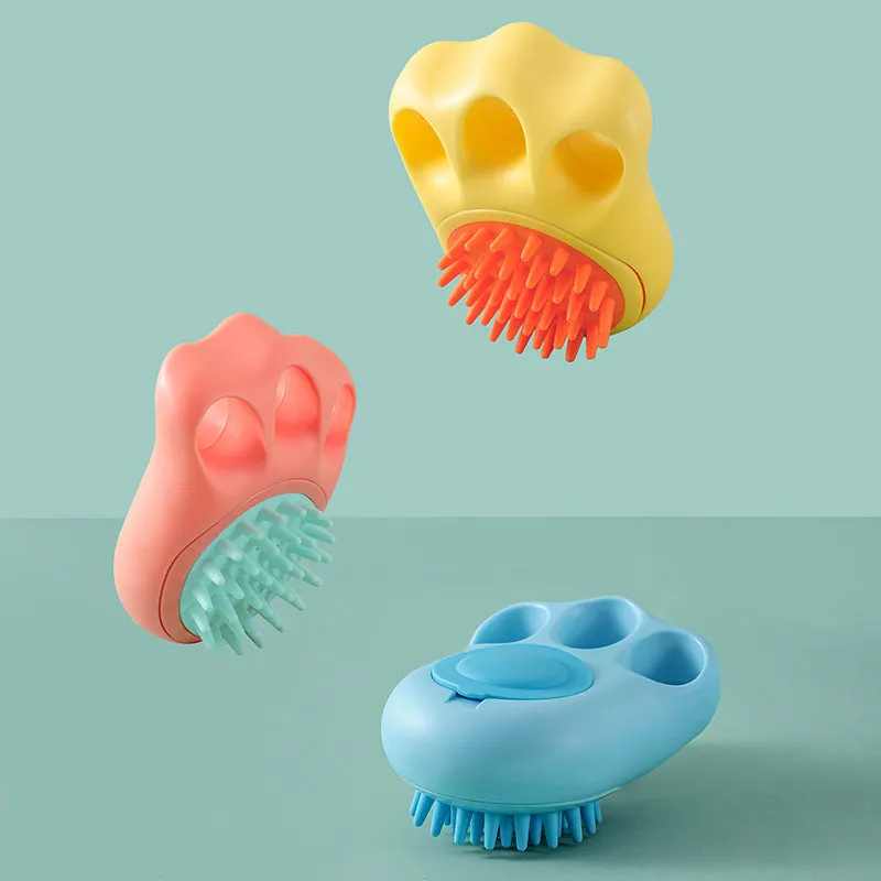 Paw Shape Pet Bath Brush