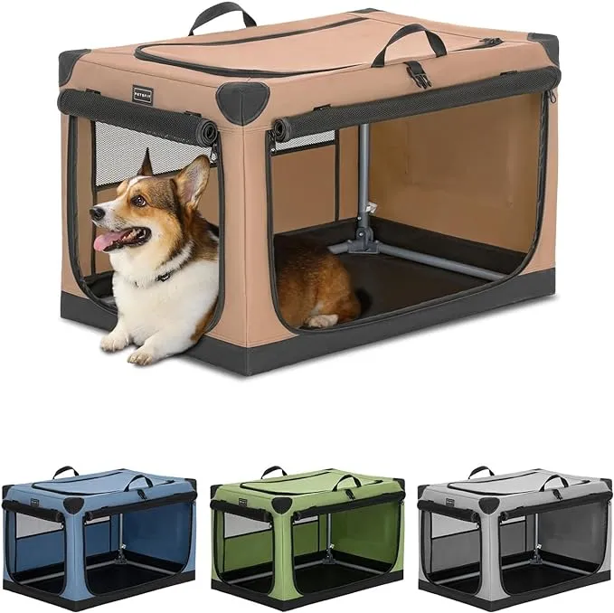 PETSFIT Portable Soft Collapsible Dog Crate