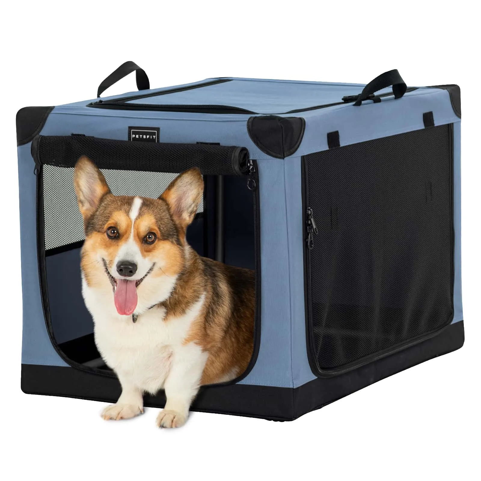 PETSFIT Portable Soft Collapsible Dog Crate
