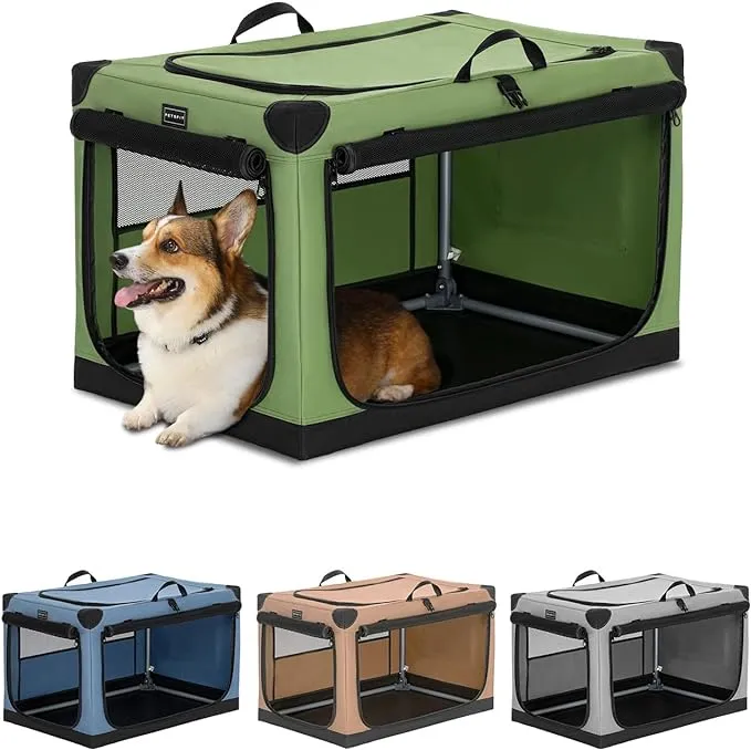 PETSFIT Portable Soft Collapsible Dog Crate