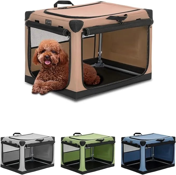 PETSFIT Portable Soft Collapsible Dog Crate