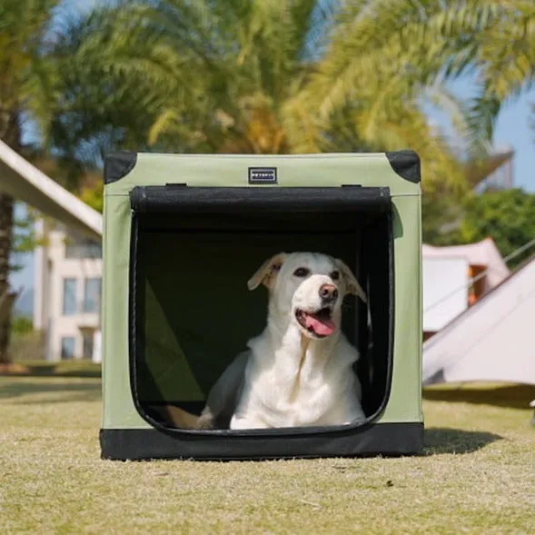 PETSFIT Portable Soft Collapsible Dog Crate