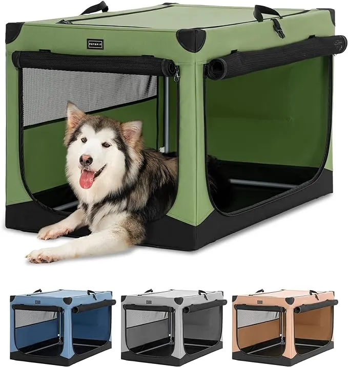 PETSFIT Portable Soft Collapsible Dog Crate