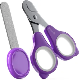 POODLIE Pet Nail Clippers - 2 Pc Nail Trimmers for Dogs & Cats - Professional Grooming Clippers - Dog Grooming Kit