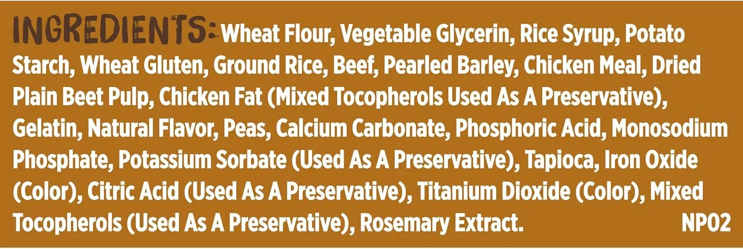 Rachael Ray Nutrish Soup Bones Dog Treats, Beef & Barley Flavor, 11 Bones