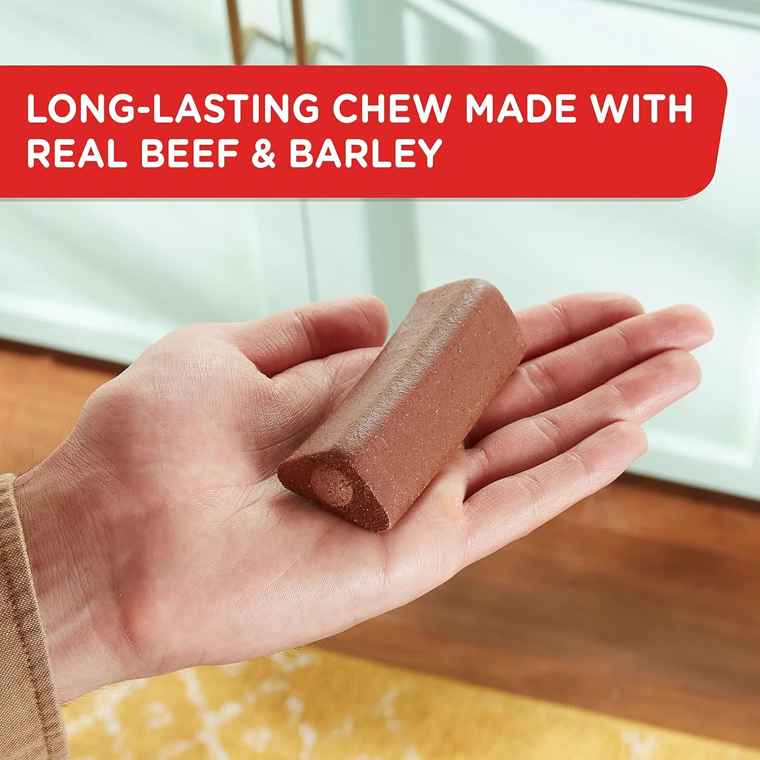 Rachael Ray Nutrish Soup Bones Dog Treats, Beef & Barley Flavor, 11 Bones