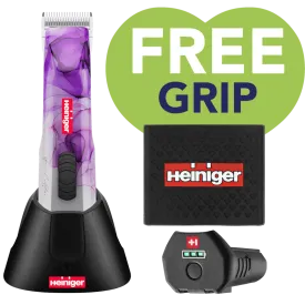 Special Edition Opal Cordless Clipper one battery with Free Clipper Grip by Heiniger