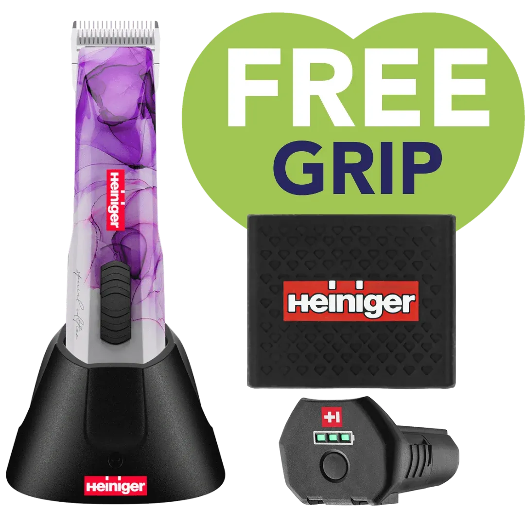 Special Edition Opal Cordless Clipper one battery with Free Clipper Grip by Heiniger