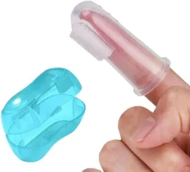 Super Soft Pet Finger Toothbrush Teddy Dog Brush Bad Breath Tartar Teeth Care Tool Dog Cat Cleaning
