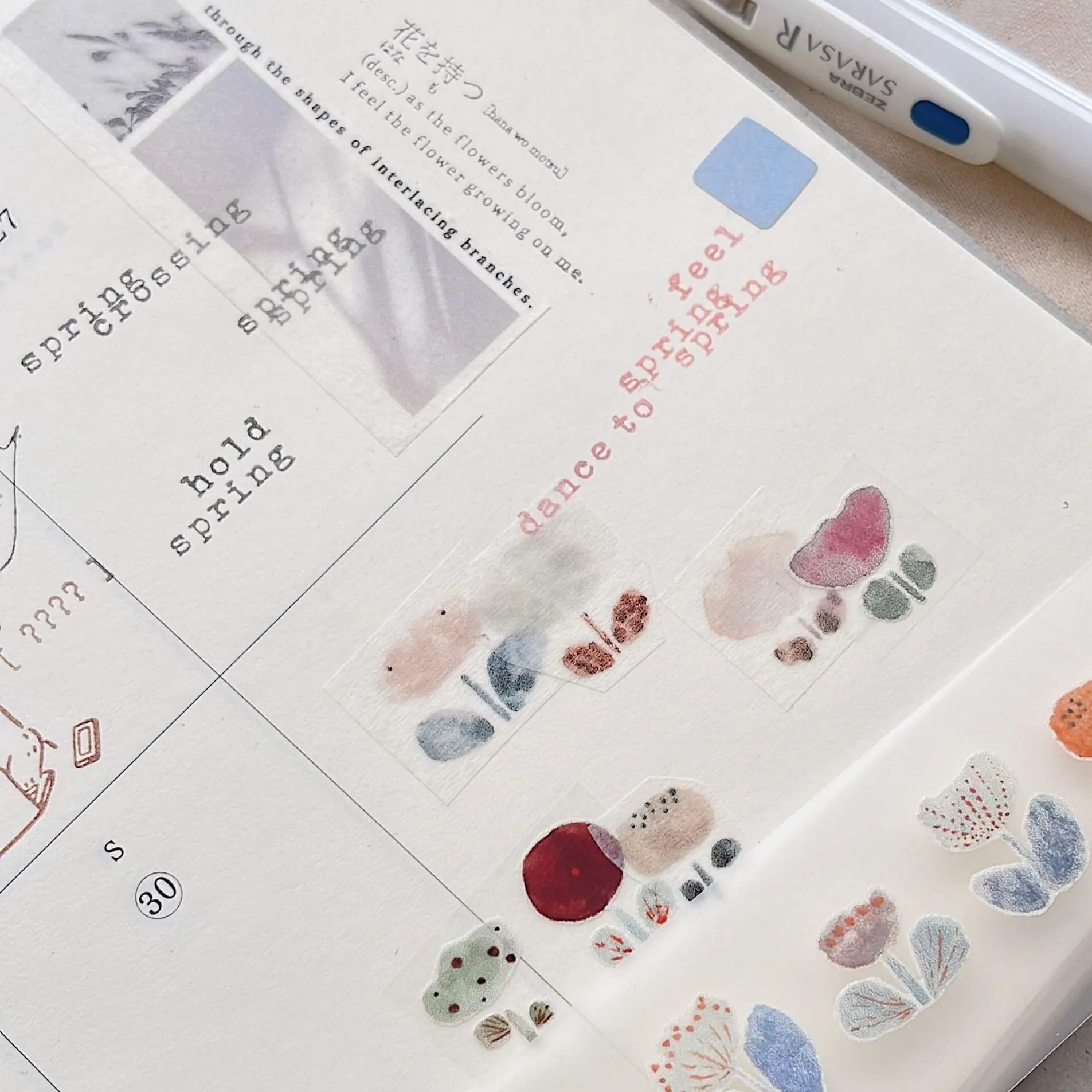 take_a_pic Washi/PET Tape | petite blossoms