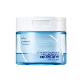 Ultra-Low Molecular Hyaluronic Acid Zinc Cooling Pad - 60 Pads